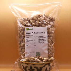 Akbari-Pistazien mit Salz - 1kg